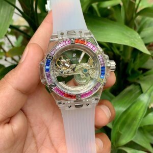 transparent strap hublot