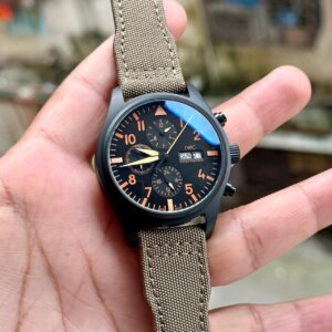 IWC Schaffhausen Pilot's Chronograph SandStorm Black