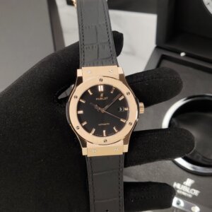 Hublot Classic Fusion RG Bezel Black Dial