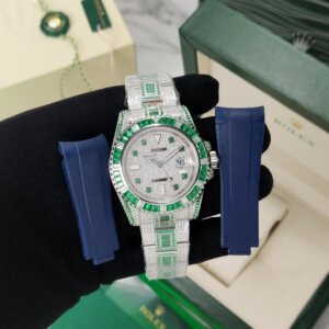 Rolex Submariner Green Bezel Diamond AMG Factory Swiss