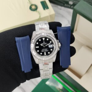Rolex Submariner Black Dial Diamond AMG Factory Swiss