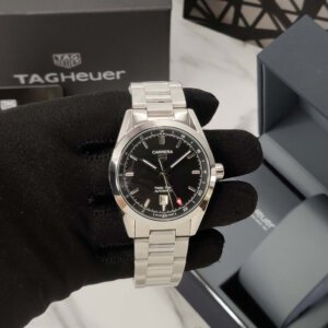 tag heuer twin time black