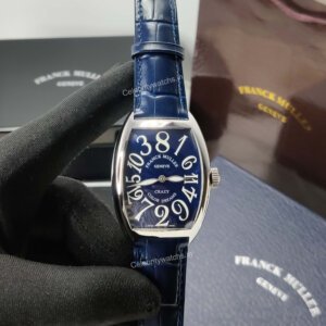 blue color dial with blue strap