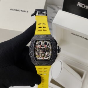 Richard Mille 11-03 Black Carbon 7750 Swiss With Box