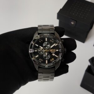 Diesel Spiked DZ-4644 Black Quartz