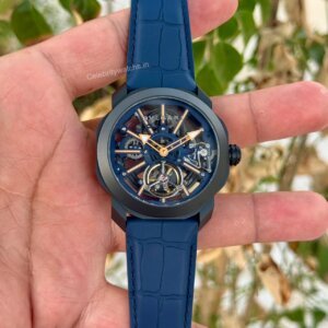 Bvlgari Octo Roma Tourbillion Sapphire Blue Black