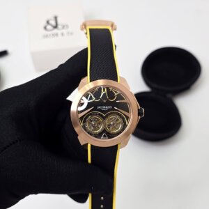 black dial dual engine watch automatic