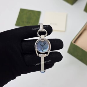 gucci ladies watch blue dial