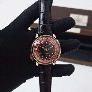 casino model with black strap