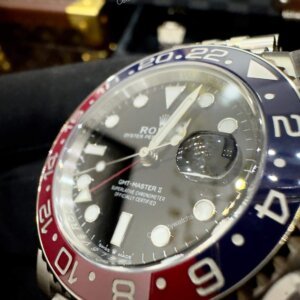 gmt master pepsi dial with silver chain