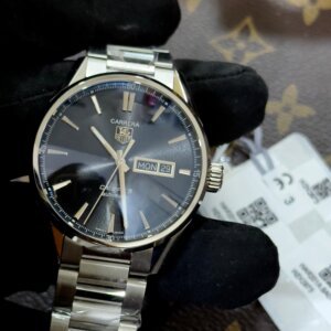 silver chain automatic watch
