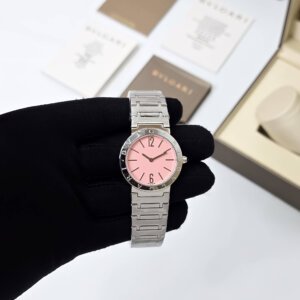 bvlgari ladies watch quartz pink