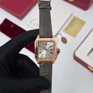 cartier watch rose gold bezel