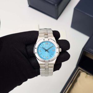 blue dial swiss watch