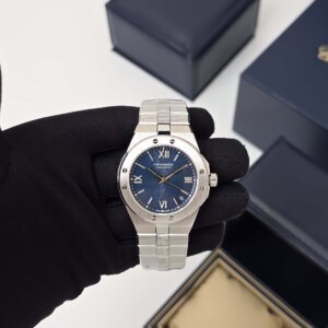 blue dial swiss watch