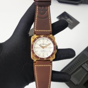 Bell & Ross BR 03-92 Diver White Bronze 42 Swiss With Box