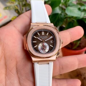 Patek Philippe Nautilus 5980 White Strap