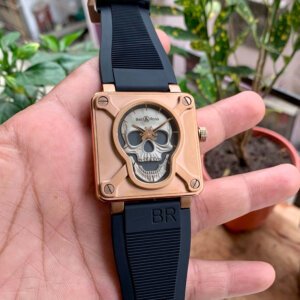 Bell & Ross BR-01 "Laughing SKULL" RG Edition