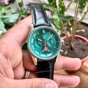 Tag Heuer Carrera Chronograph Tourbillion Green Quartz