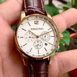 Audemars Piguet Chronograph Open Heart White SEmi ETA