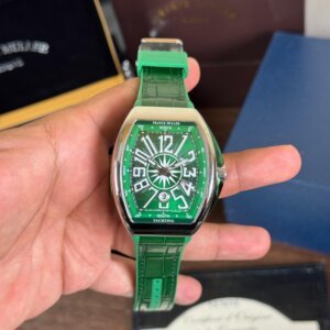 Franck Muller Vanguard Yachting Green Dial Leather
