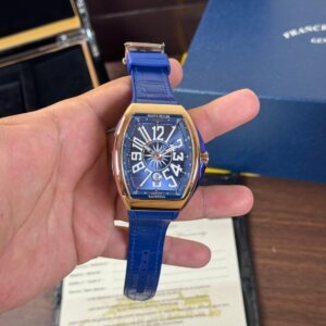 Franck Muller Yachting V45 SCDT RG Blue Dial