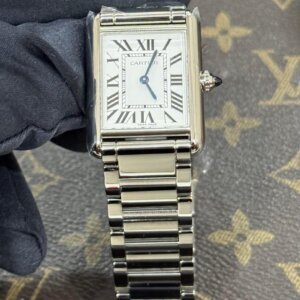 Cartier Tank Steel Quartz AF Swiss