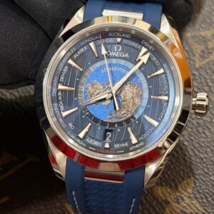 Omega Seamaster Aqua Terra World Timer Blue VSF Super Clone