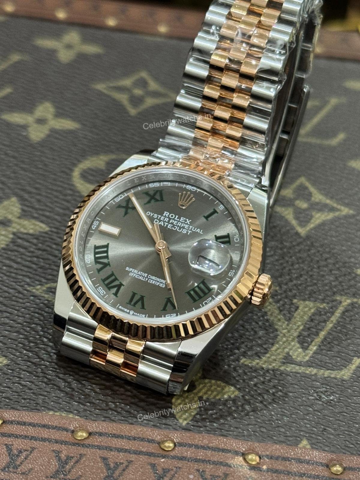 Rolex DateJust Wimbledon Two-Tone 36MM ARF Super Clone (2) Rolex DateJust Wimbledon Two-Tone 36MM ARF Super Clone (2)