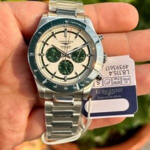 Longines Conquest Chronograph Automatic Green Chain