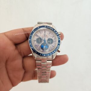 Omega Speedmaster Moonphase Meteorite Quartz