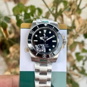 Rolex Submariner No Date Silver Black Semi Swiss