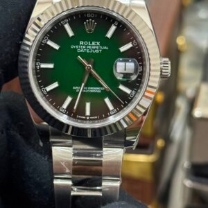 Rolex DateJust 126334 41MM Ombre Green ERF FS Super Clone